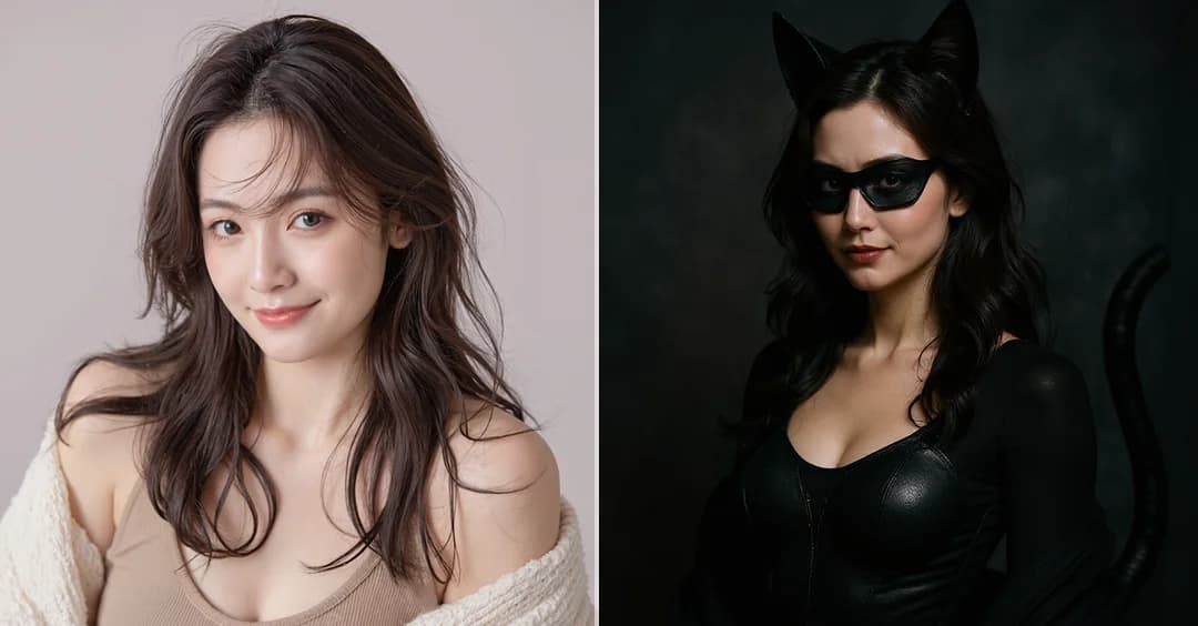 AI Catwoman Transformation