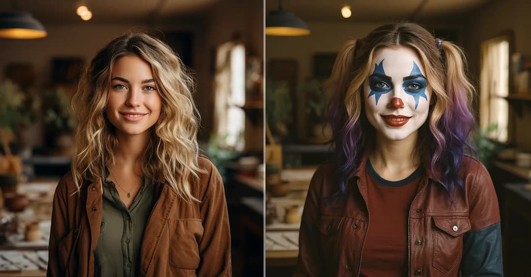 Free AI Harley Quinn Transformation