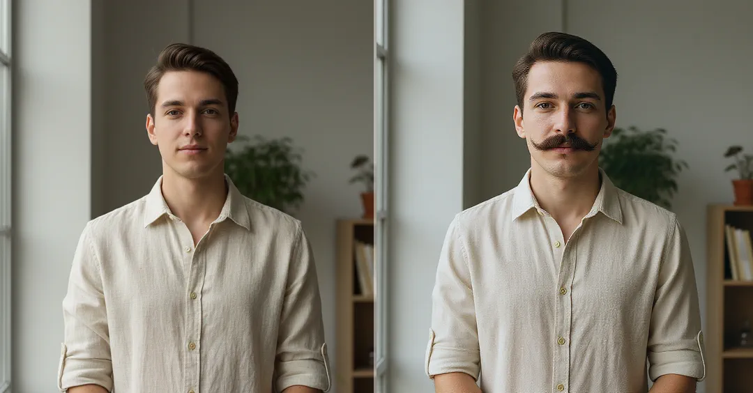 Add Mustache to Photo For Free