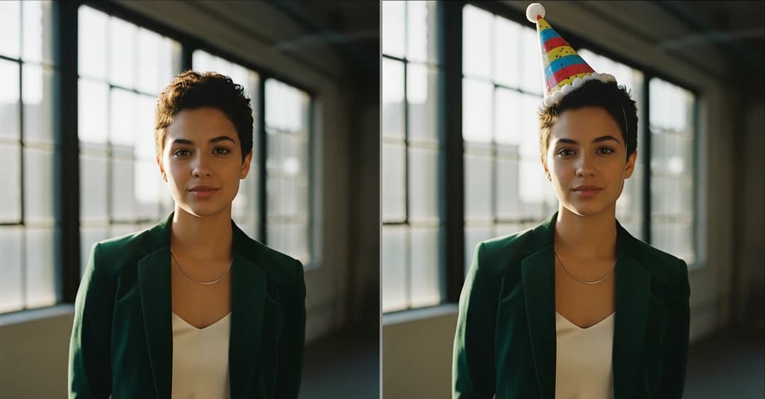 add hat to your photos