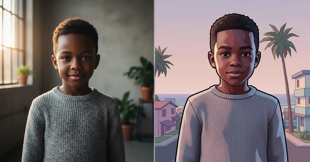 PS2 style character image by AI