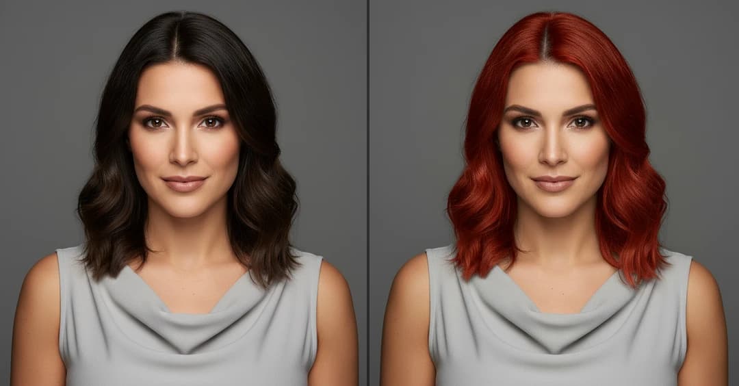 Red Hair Color Filter 