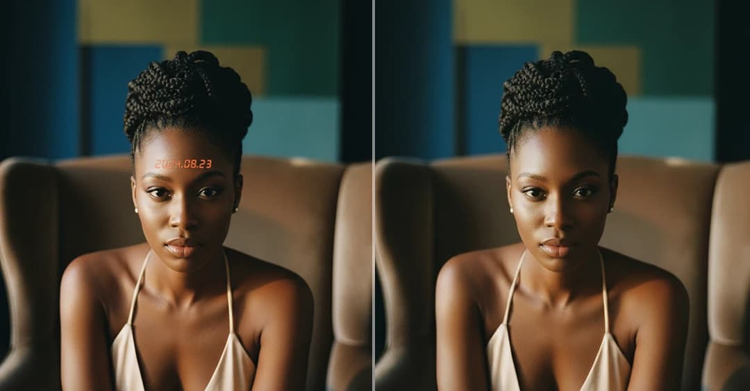 Clear Date Stamp From Photo