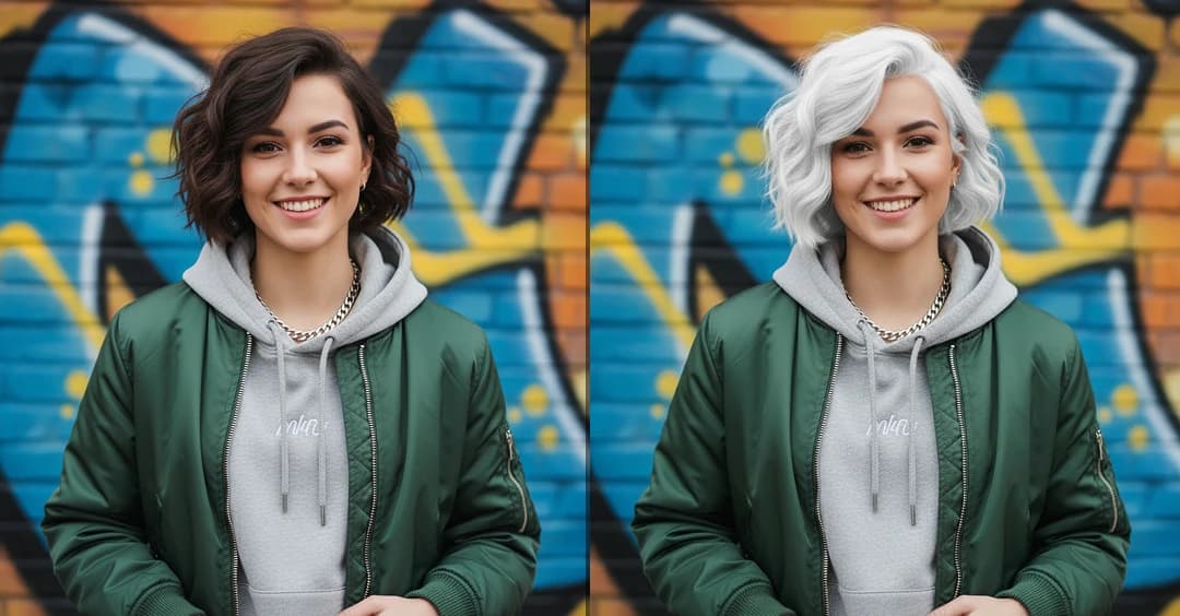 White Hair Color Filter