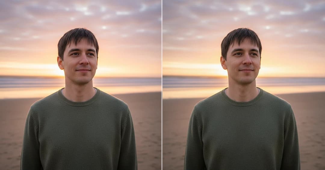 AI Dark Brown Hair Filter