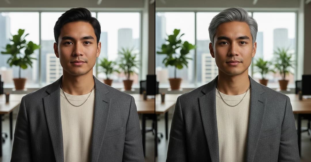 Grey Hair Color Filter 