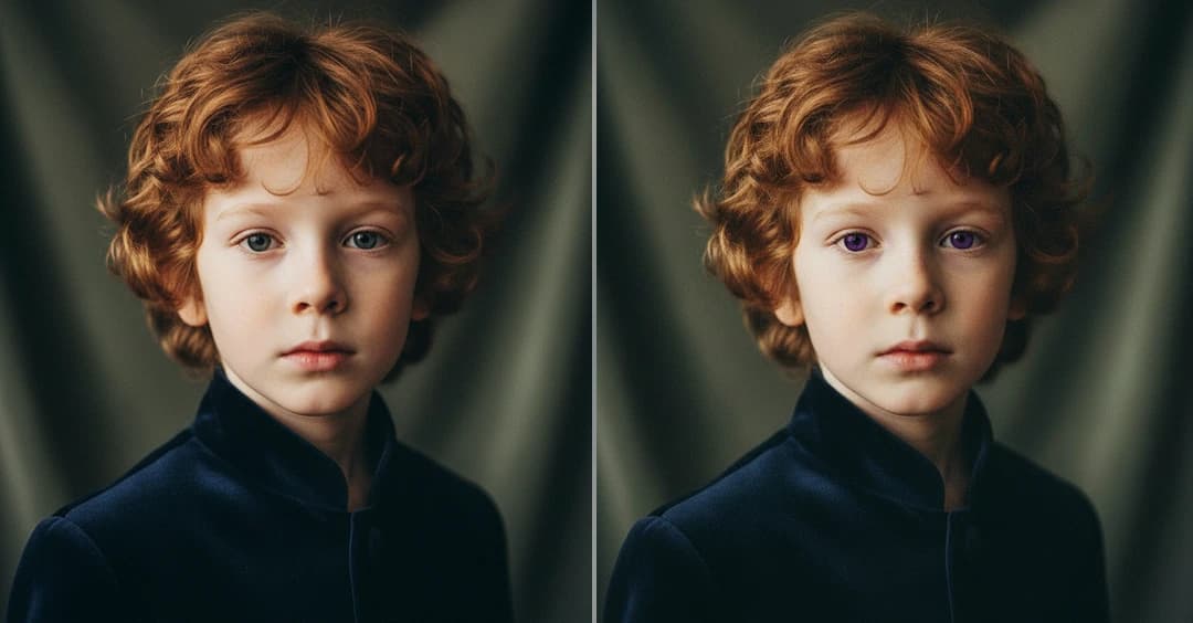 Purple Eye Color Filter 