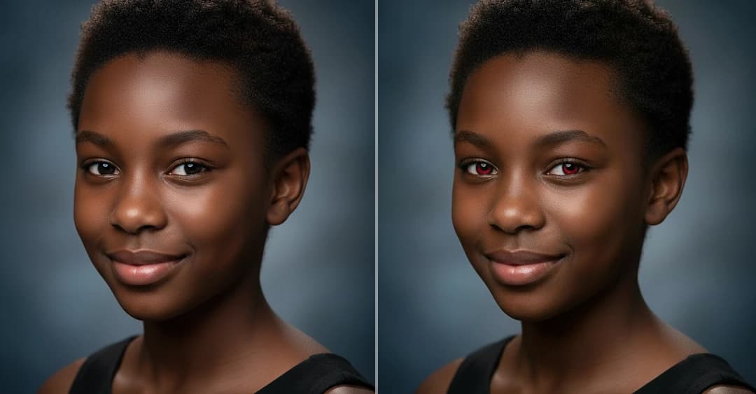 Red Eye Color Filter 