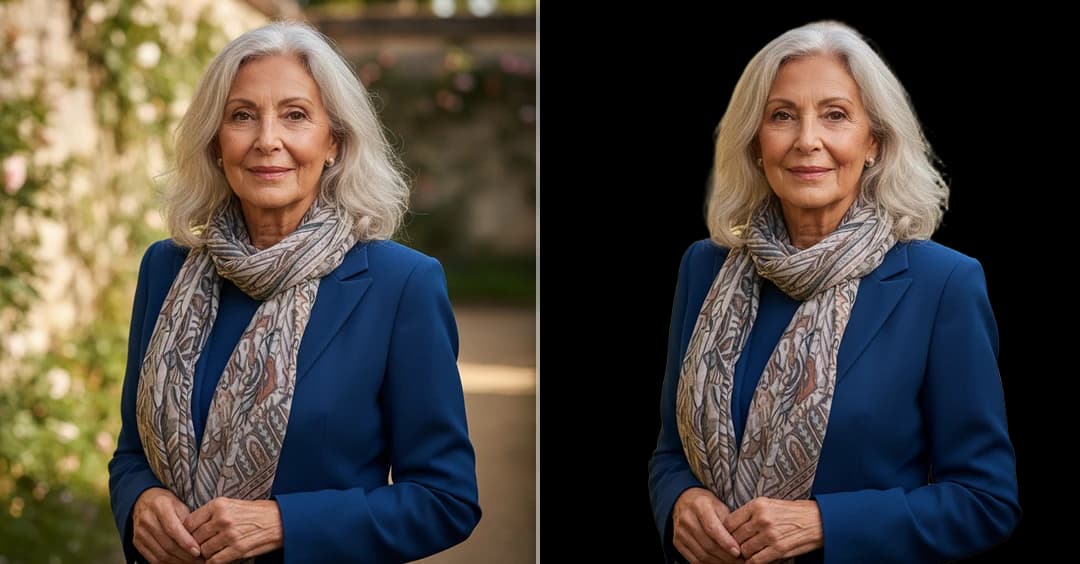 KI-gestützter transparenter Hintergrund-Ersteller