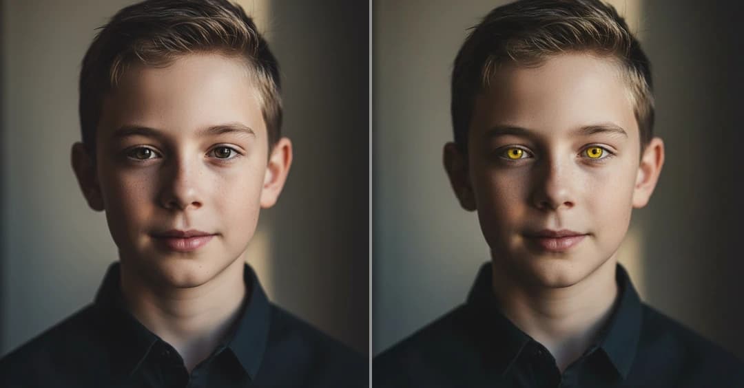 AI Yellow Eye Filter