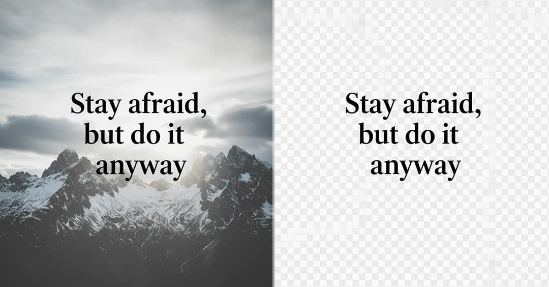 Remove Background From Text Image For Free