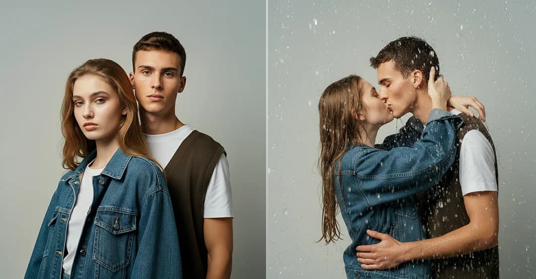 Free AI Rain Kiss Video Generator