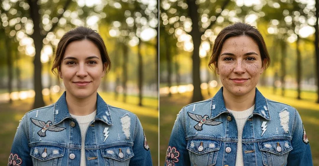 AI Freckles Filter