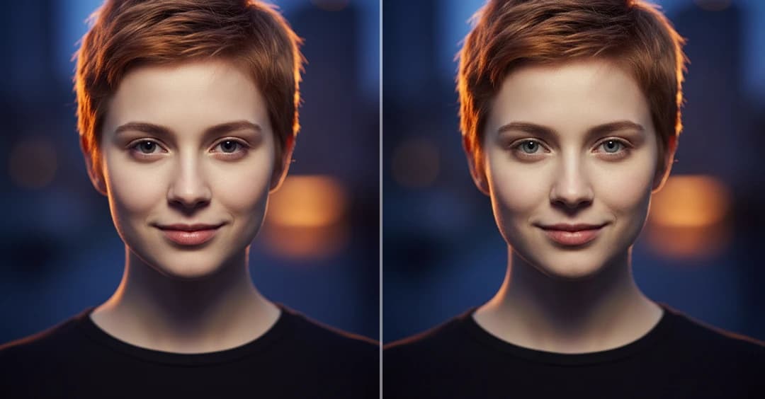 AI Grey Eye Effect