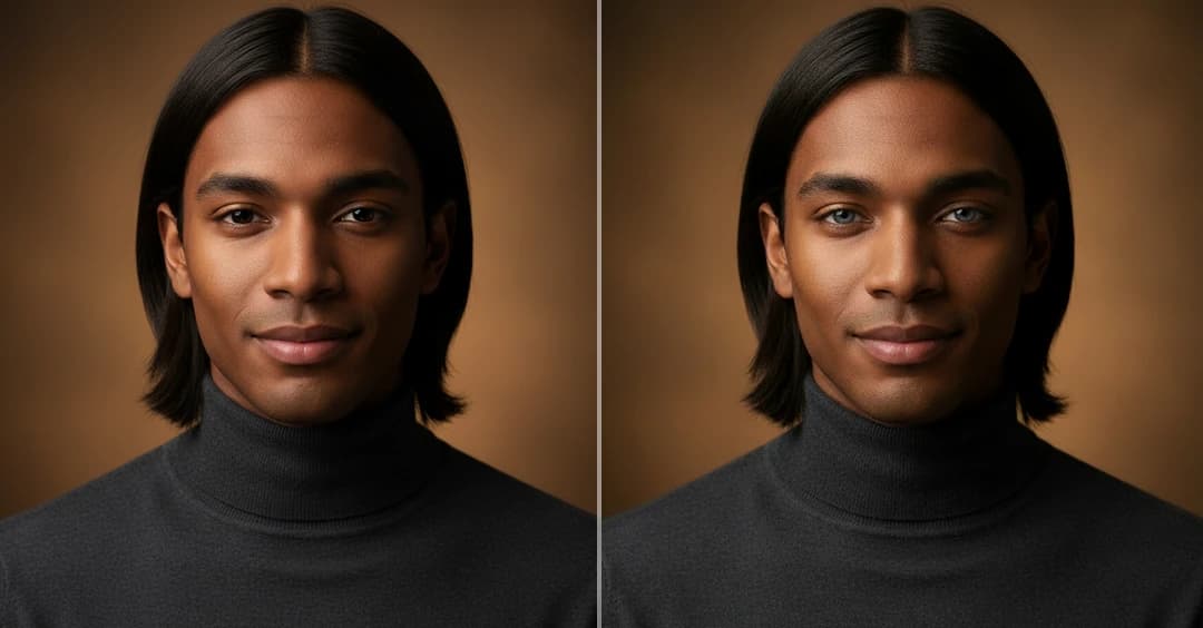 AI Grey Eye Filter